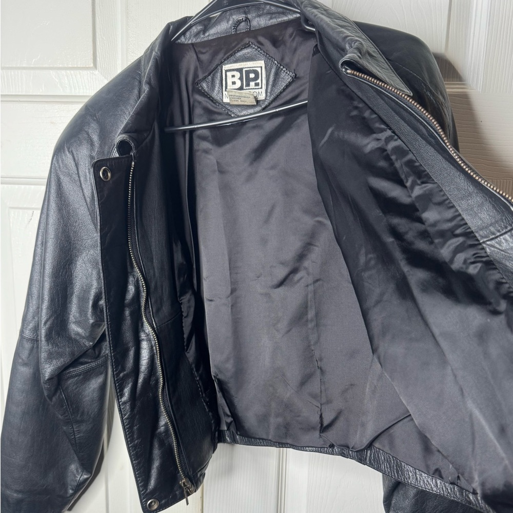 BP Classic Black Leather Jacket - Picture 14 of 16